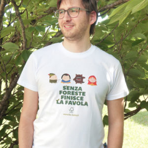 T-shirt uomo “Senza foreste finisce la favola”